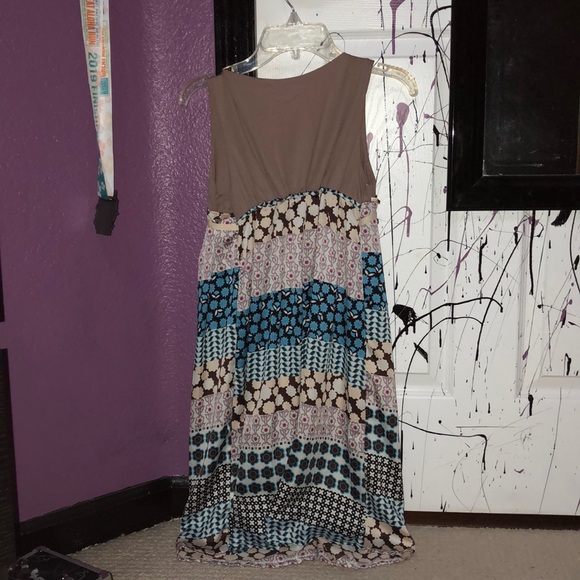Multi-Pattern Dress - Picture 2 of 2